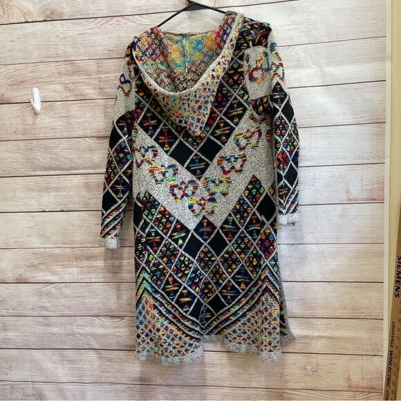 ANTHROPOLOGIE NORTHERN ANGEL SOUTHWEST GRANNYCORE HOODED SWEATER - Picture 4 of 7